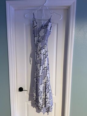 Floral chiffon maxi dress